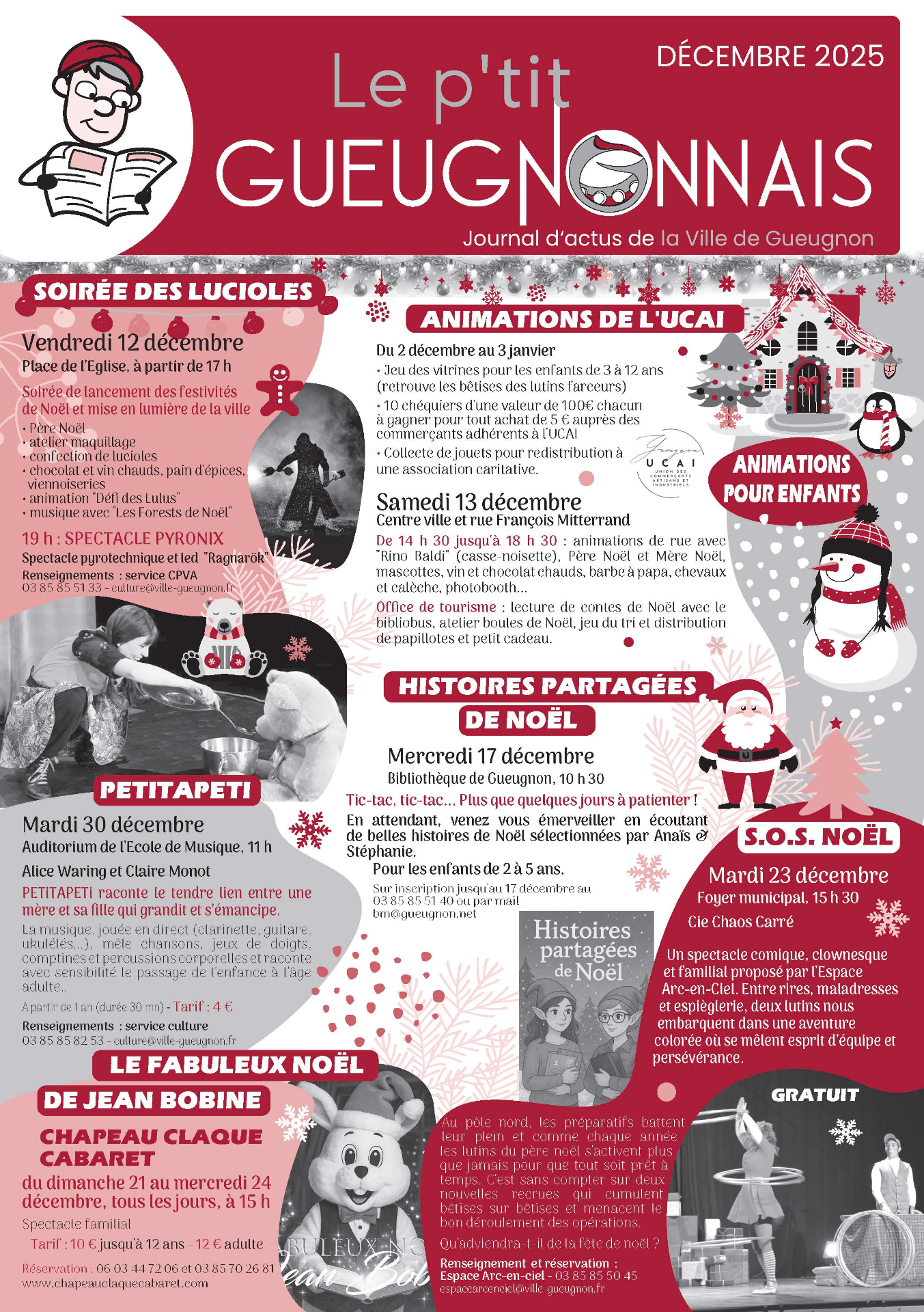 Journal municipal "Le P'tit Gueugnonnais" décembre 2025