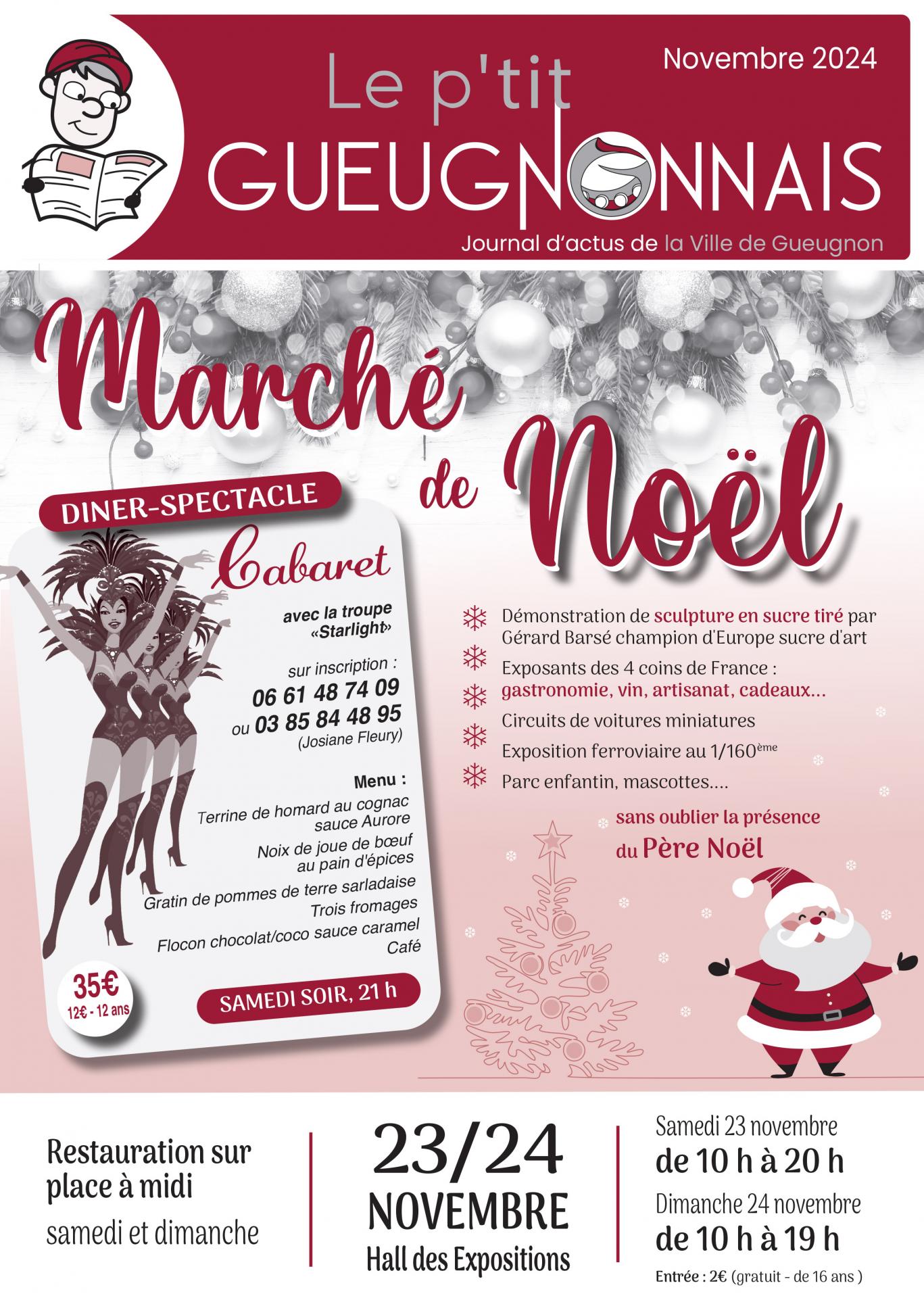 Journal municipal "Le P'tit Gueugnonnais" de Novembre